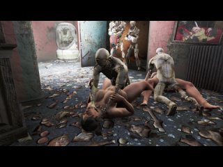 fallout 4 - lucy x piper vs sints