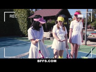 bffs - three horny teens suck up to their coach