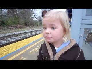 girl meets the train